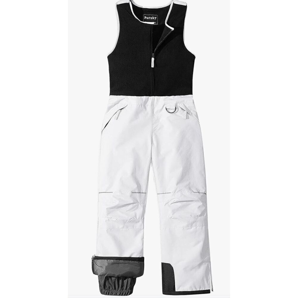 Pursky Kid's Snow Pants Girl's Winter Ski Bib